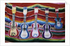 Colorful Guitars Drying by Anonymous