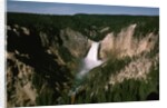 Lower Falls in Yellowstone National Park by Anonymous
