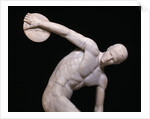 Detail of the Torso from an Ancient Roman Copy of Discobolus by Myron