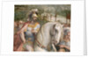 Detail Showing an Armored Man on Horseback from the Oath of the Horatii by Giuseppe Cesari