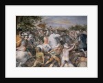 Roman Battle Scene by Giuseppe Cesari