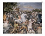 Roman Battle Scene by Giuseppe Cesari