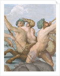 Detail of Centaur, Triton and Sea Nymph from Galatea by Raphael