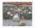 Detail of Fruits and Decorative Border from the Loggia of Cupid and Psyche by Raphael and His Workshop