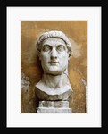 Late Antique Roman Colossal Head of Constantine by Anonymous
