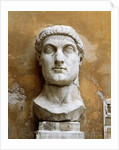 Late Antique Roman Colossal Head of Constantine by Anonymous