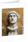 Late Antique Roman Colossal Head of Constantine by Anonymous