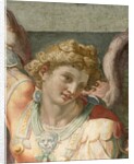 Detail of Figure from a Fresco Painting Depicting the Archangel Michael by School of Raphael