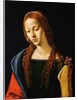 Detail Showing Upper Half of Mary Magdalene by Piero di Cosimo