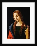 Detail Showing Upper Half of Mary Magdalene by Piero di Cosimo