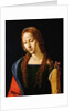 Detail Showing Upper Half of Mary Magdalene by Piero di Cosimo