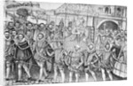 Guards Carrying Queen Elizabeth by Anonymous