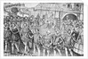 Guards Carrying Queen Elizabeth by Anonymous