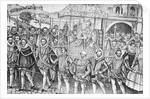 Guards Carrying Queen Elizabeth by Anonymous