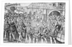 Guards Carrying Queen Elizabeth by Anonymous