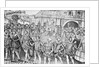 Guards Carrying Queen Elizabeth by Anonymous