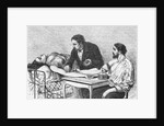 Illustration of a Woman Receiving a Blood Transfusion in February 1882 by Anonymous