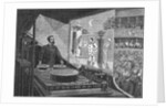Emile Reynaud Testing Optical Theater by Anonymous