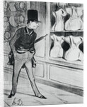 Man in Front of Store by Anonymous