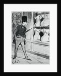Man in Front of Store by Anonymous