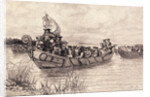 Antoine Laumet de La Mothe Commanding Seamen by Anonymous