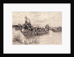 Antoine Laumet de La Mothe Commanding Seamen by Anonymous