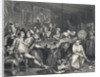 Tavern Scene from the series A Rake's Progress by William Hogarth