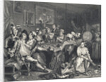 Tavern Scene from the series A Rake's Progress by William Hogarth