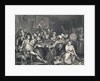 Tavern Scene from the series A Rake's Progress by William Hogarth
