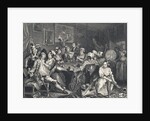 Tavern Scene from the series A Rake's Progress by William Hogarth