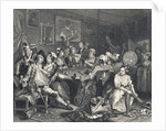 Tavern Scene from the series A Rake's Progress by William Hogarth
