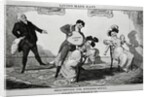 Woman Inhaling Laughing Gas by Anonymous
