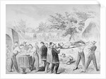 Soldiers Carrying Wounded Soldier by Anonymous