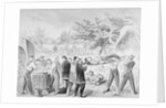 Soldiers Carrying Wounded Soldier by Anonymous