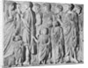 Detail of Imperial Procession Portion of Frieze from Ara Pacis Augustae in Rome by Anonymous