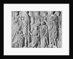 Detail of Imperial Procession Portion of Frieze from Ara Pacis Augustae in Rome by Anonymous