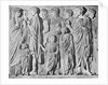 Detail of Imperial Procession Portion of Frieze from Ara Pacis Augustae in Rome by Anonymous