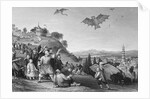 People Flying Kites in China by Anonymous