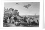 People Flying Kites in China by Anonymous