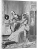 Barber Shaving Figaro by Anonymous