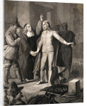 Charles I Receiving Benediction Before Execution by Anonymous