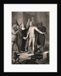 Charles I Receiving Benediction Before Execution by Anonymous