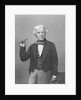 Michael Faraday Posing with Magnet by Anonymous