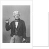 Michael Faraday Posing with Magnet by Anonymous