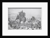 Soldiers with Elephant Crossing River by Anonymous