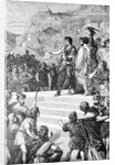 Illustration of Augustus Establishing Lyons as the Center of Gaul by Anonymous