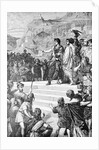 Illustration of Augustus Establishing Lyons as the Center of Gaul by Anonymous