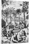 European Print of Drink Processing Activities in the New World by Anonymous