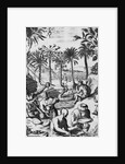 European Print of Drink Processing Activities in the New World by Anonymous