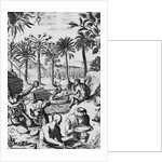 European Print of Drink Processing Activities in the New World by Anonymous